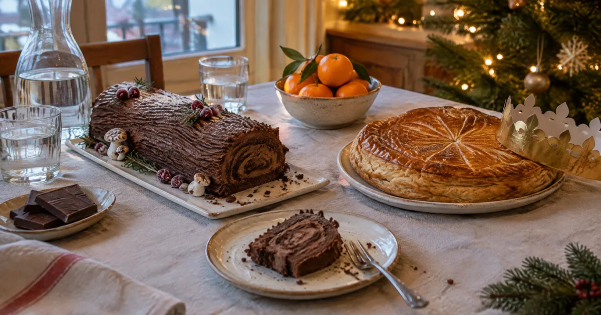 Bûche, galette des rois et goutte : les desserts des fêtes sans crise