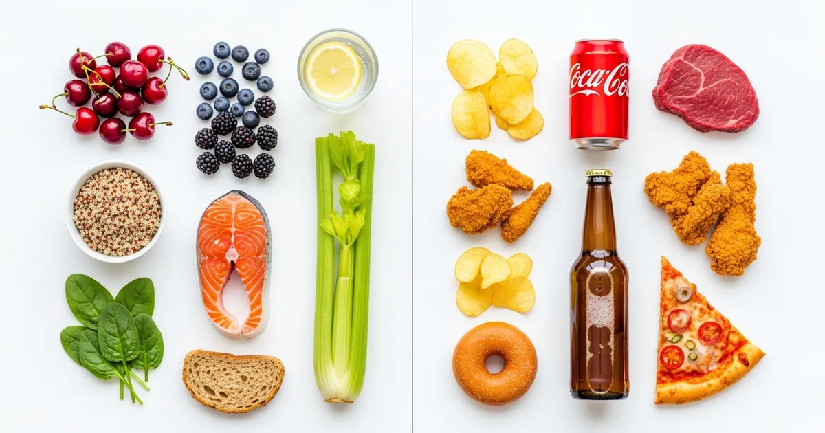 Gout Diet Chart: Foods to Eat and Avoid